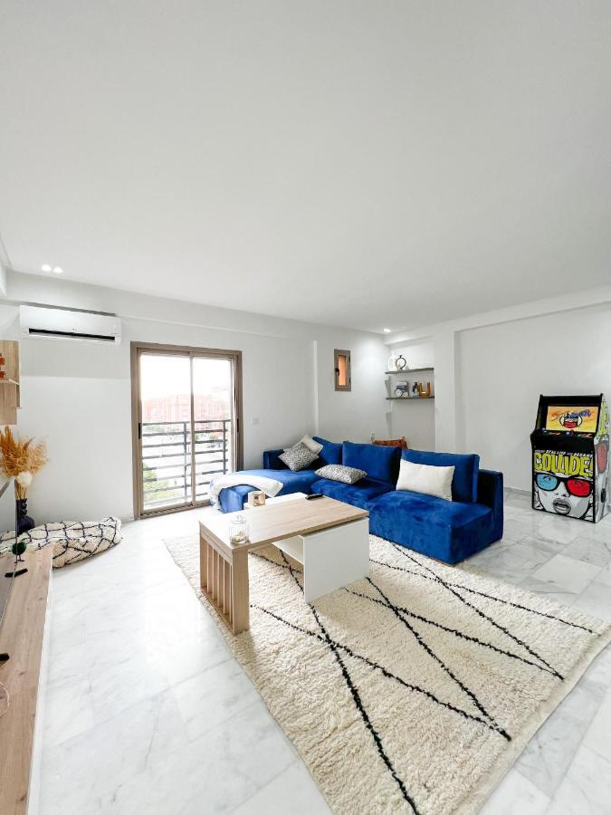 마라케시 New ! Unique Equipped Flat In The Heart Of Marrakech 아파트 외부 사진