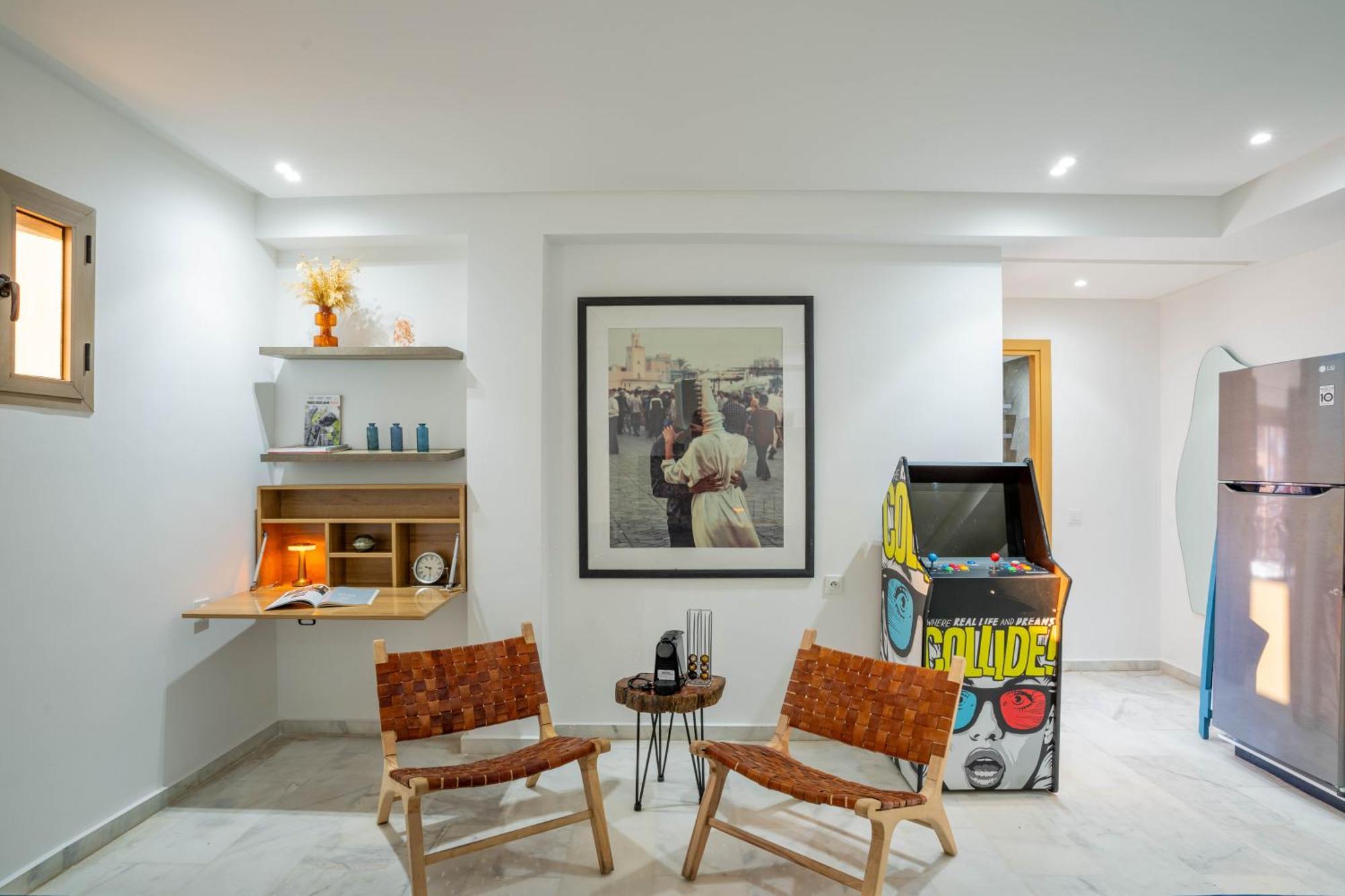 마라케시 New ! Unique Equipped Flat In The Heart Of Marrakech 아파트 외부 사진