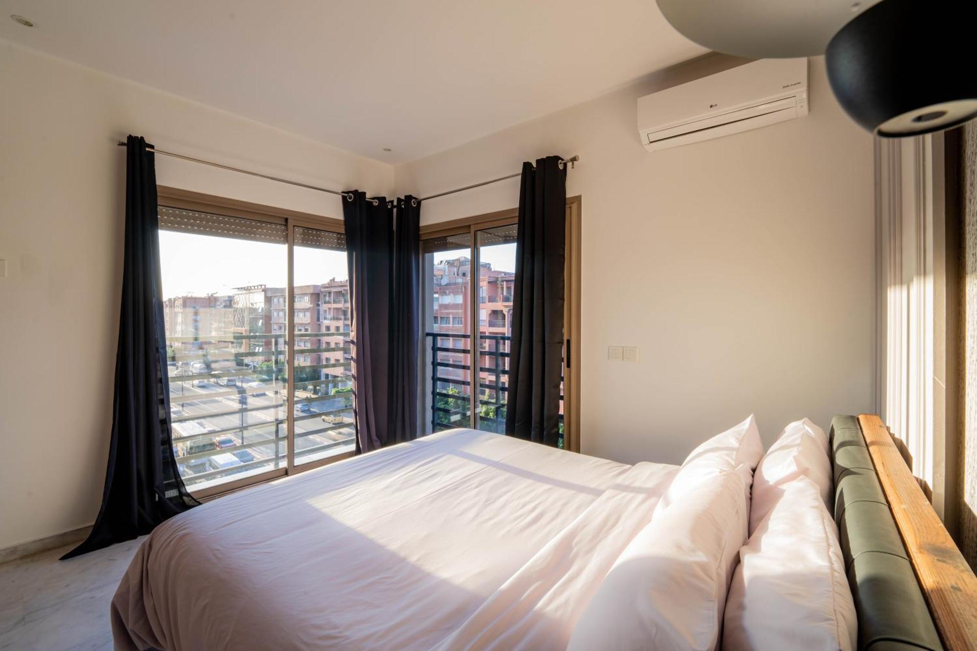 마라케시 New ! Unique Equipped Flat In The Heart Of Marrakech 아파트 외부 사진